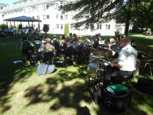 Der Musikverein Allner spielt